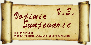 Vojimir Šunjevarić vizit kartica